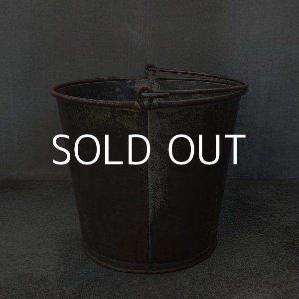 画像3: VINTAGE ANTIQUE BUCKET ヴィンテージ アンティーク バケツ アメリカ / インダストリアル ガーデニング ガレージ キャンプ 鉄 USA (3)