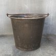 画像1: VINTAGE ANTIQUE BUCKET ヴィンテージ アンティーク バケツ アメリカ / インダストリアル ガーデニング ガレージ キャンプ 鉄 USA (1)