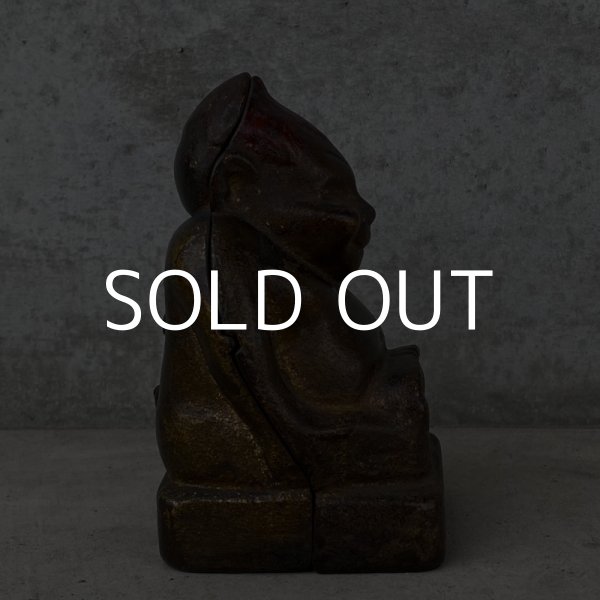 画像3: VINTAGE BILLIKEN ヴィンテージ ビリケン コインバンク / アメリカ 貯金箱 オブジェ 鋳物 (3)