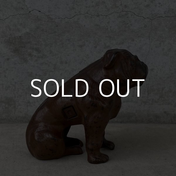 画像4: VINTAGE ANTIQUE ヴィンテージ アンティーク コインバンク ブルドッグ / アメリカ 貯金箱 鋳物 犬 コレクタブル (4)