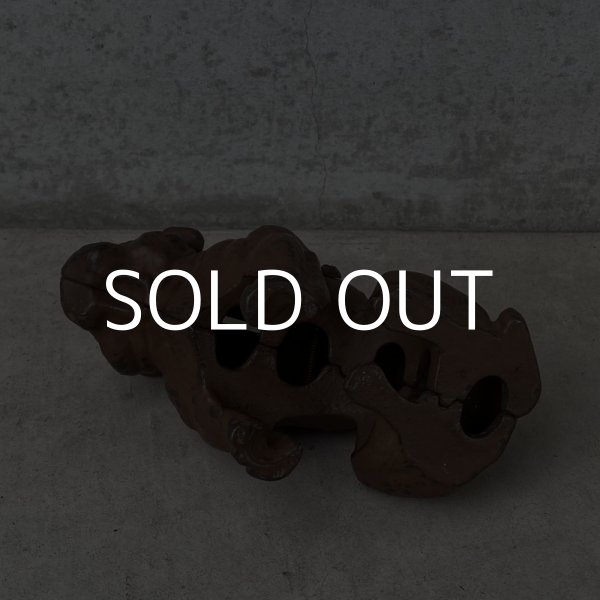 画像6: VINTAGE ANTIQUE ヴィンテージ アンティーク コインバンク ブルドッグ / アメリカ 貯金箱 鋳物 犬 コレクタブル (6)