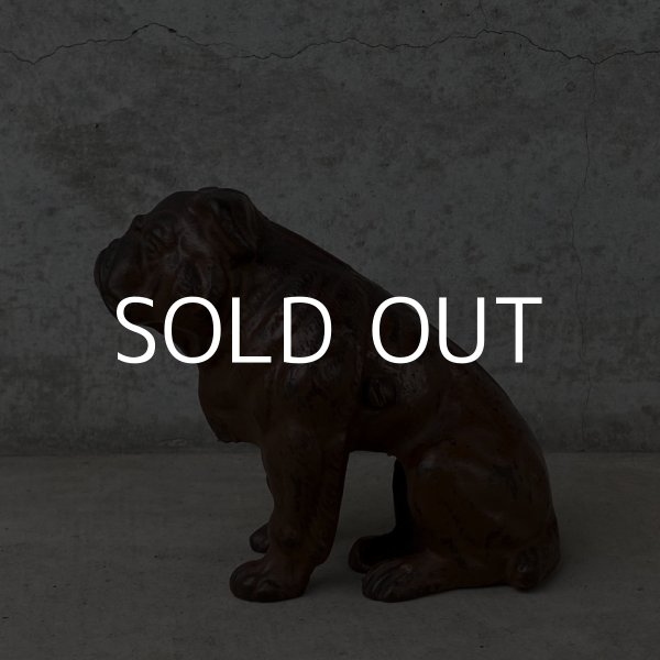 画像5: VINTAGE ANTIQUE ヴィンテージ アンティーク コインバンク ブルドッグ / アメリカ 貯金箱 鋳物 犬 コレクタブル (5)