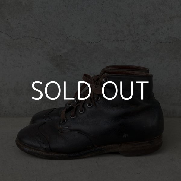 画像5: VINTAGE ANTIQUE KIDS LEATHER BOOTS SHOES ヴィンテージ アンティーク 革靴 アメリカ / 子供用 レザー ブーツ シューズ ディスプレイ (5)