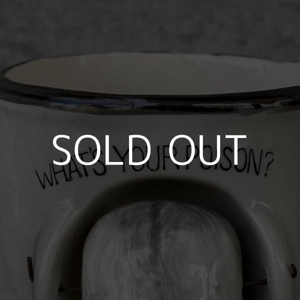 画像5: VINTAGE MUG ヴィンテージ スカル ドクロ マグカップ / 陶器 JAPAN 輸出用 (5)