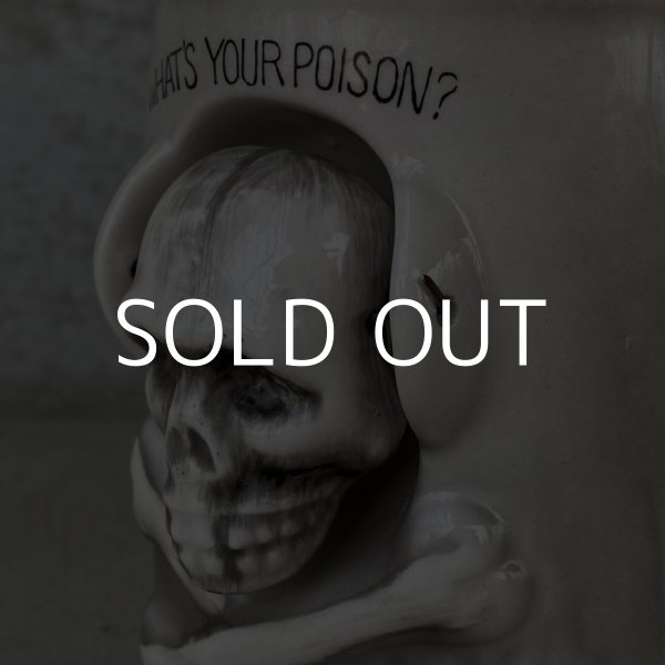 画像6: VINTAGE MUG ヴィンテージ スカル ドクロ マグカップ / 陶器 JAPAN 輸出用 (6)