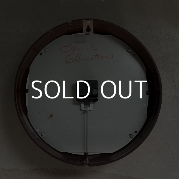 画像2: VINTAGE GENERAL ELECTRIC WALL CLOCK ヴィンテージ ゼネラルエレクトリック ウォールクロック 掛け時計 アメリカ / スクールクロック インダストリアル  (2)