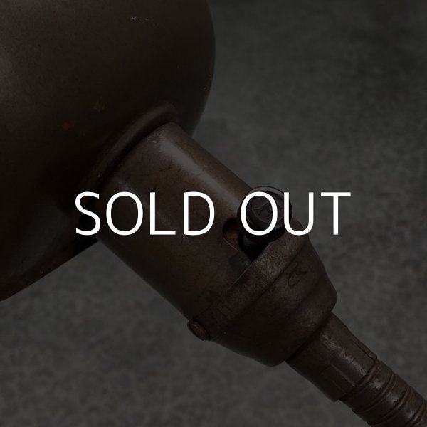 画像6: VINTAGE DESKLAMP ヴィンテージ デスクライト スタンドライト 卓上ライト アメリカ / インダストリアル グースネック 照明 工業用 USA (2) (6)