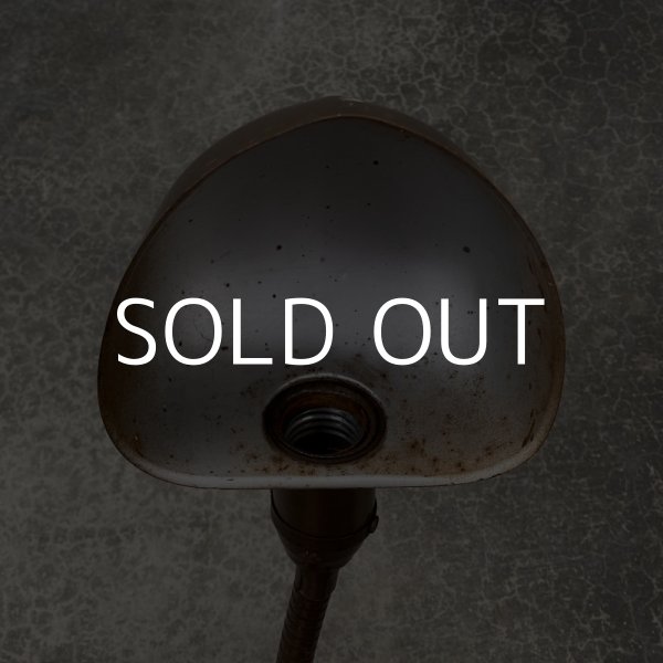 画像4: VINTAGE DESKLAMP ヴィンテージ デスクライト スタンドライト 卓上ライト アメリカ / インダストリアル グースネック 照明 工業用 USA (2) (4)