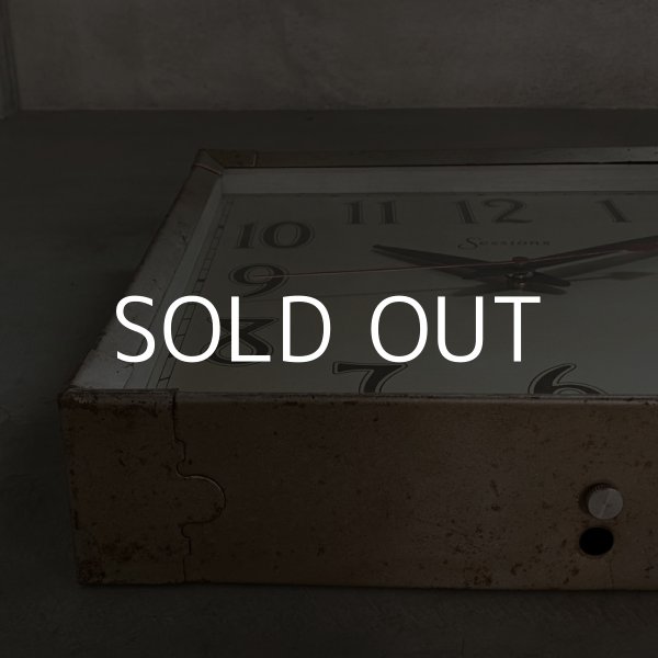 画像3: VINTAGE SESSIONS WALL CLOCK ヴィンテージ ウォールクロック / アメリカ 掛け時計 スクールクロック インダストリアル (3)