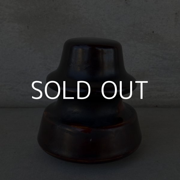 画像2: VINTAGE ヴィンテージ インシュレーター 碍子 / インダストリアル ペーパーウェイト オブジェ 陶器 (2)