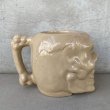 画像4: VINTAGE SKULL TIKI MUG ヴィンテージ ドクロ スカル マグカップ / 陶器 日本製 JAPAN (4)