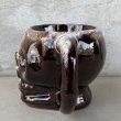 画像5: VINTAGE SKULL MUG ヴィンテージ スカル ドクロ マグカップ JAPAN / 陶器 ブラウン コレクタブル (5)