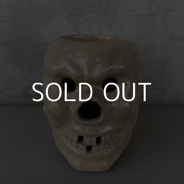 画像2: VINTAGE SKULL TIKI MUG ヴィンテージ ドクロ スカル マグカップ / 陶器 日本製 JAPAN (2)