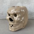 画像1: VINTAGE SKULL TIKI MUG ヴィンテージ ドクロ スカル マグカップ / 陶器 日本製 JAPAN (1)