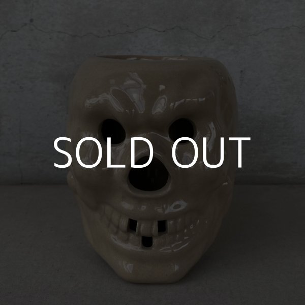 画像2: VINTAGE SKULL TIKI MUG ヴィンテージ ドクロ スカル マグカップ / 陶器 日本製 JAPAN (2)