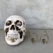 画像7: VINTAGE SKULL ヴィンテージ 眼鏡 スカル アッシュトレイ ドクロ メガネ 陶器 灰皿 輸出用 (7)