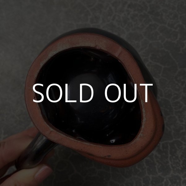 画像7: VINTAGE SKULL MUG ヴィンテージ スカル ドクロ マグカップ JAPAN / 陶器 ブラウン コレクタブル (7)