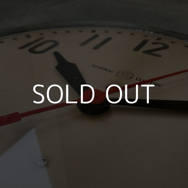 画像5: VINTAGE GENERAL ELECTRIC WALL CLOCK ヴィンテージ ゼネラルエレクトリック ウォールクロック 掛け時計 アメリカ / インダストリアル スクールクロック  (5)