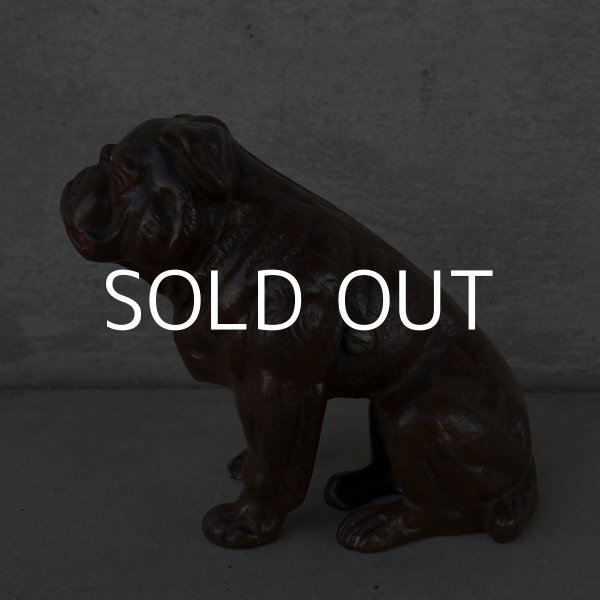 画像5: VINTAGE ヴィンテージ コインバンク ブルドッグ / アメリカ 貯金箱 鋳物 コレクタブル (5)