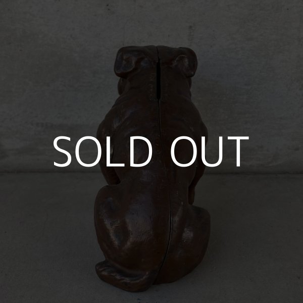 画像3: VINTAGE ヴィンテージ コインバンク ブルドッグ / アメリカ 貯金箱 鋳物 コレクタブル (3)