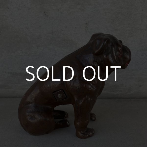 画像4: VINTAGE ヴィンテージ コインバンク ブルドッグ / アメリカ 貯金箱 鋳物 コレクタブル (4)