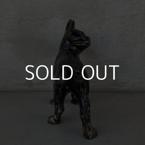 画像4: VINTAGE HUBLEY ヴィンテージ ボストンテリア コインバンク 貯金箱 / アメリカ オブジェ キャストアイアン 鋳物 (4)