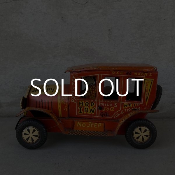 画像7: VINTAGE MARX OLD JALOPY TIN CAR ヴィンテージ ジャロピー ブリキ 車 / オブジェ 玩具 JAPAN (7)