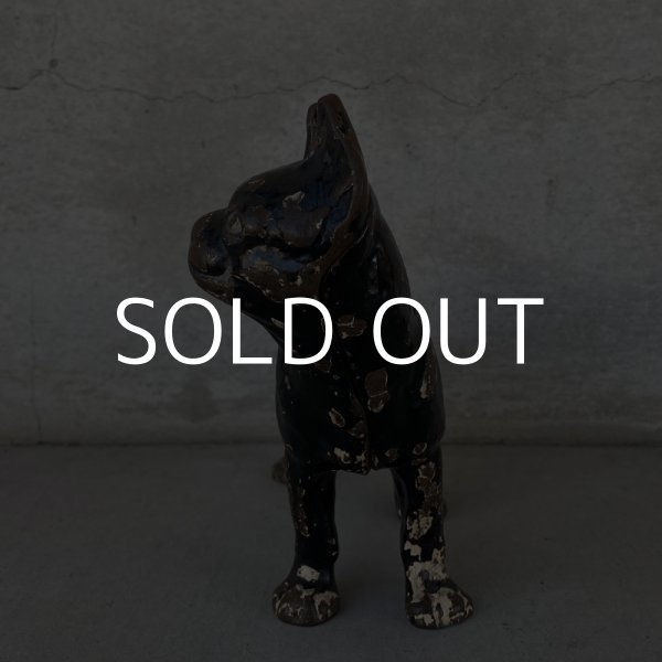 画像3: VINTAGE HUBLEY ヴィンテージ ボストンテリア コインバンク 貯金箱 / アメリカ オブジェ キャストアイアン 鋳物 (3)