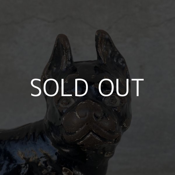 画像7: VINTAGE HUBLEY ヴィンテージ ボストンテリア コインバンク 貯金箱 / アメリカ オブジェ キャストアイアン 鋳物 (7)