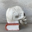 画像4: VINTAGE SKULL ヴィンテージ ドクロ キャンドルホルダー / スカルオンブック 陶器 骸骨 日本製 JAPAN (4)