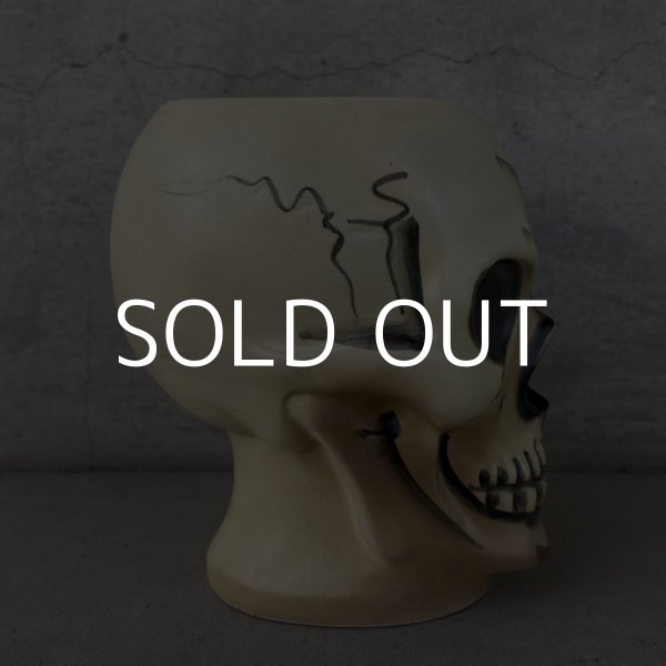 画像3: VINTAGE SKULL TIKI MUG ヴィンテージ スカル ドクロ マグカップ / 陶器製 骸骨 輸出用 日本製 (3)