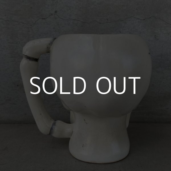 デッドストックSHAGスカルマグカップ TIKI ハワイ VINTAGE ANTIQUE SKULL TIKI MUG ヴィンテージ アンティーク スカル
