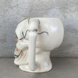 画像4: VINTAGE SKULL TIKI MUG ヴィンテージ スカル ドクロ マグカップ / 陶器製 骸骨 輸出用 日本製 (4)