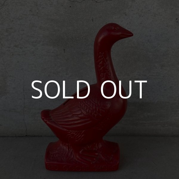 画像4: VINTAGE RED GOOSE SHOES ヴィンテージ コインバンク 貯金箱 / アメリカ ノベルティー 販促  (4)