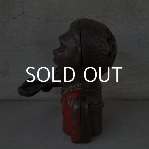 画像4: VINTAGE ANTIQUE JOLLY BANK ヴィンテージ アンティーク ジョリーバンク メカニカルバンク 貯金箱 アメリカ / 鋳物 キャストアイアン コレクタブル (4)