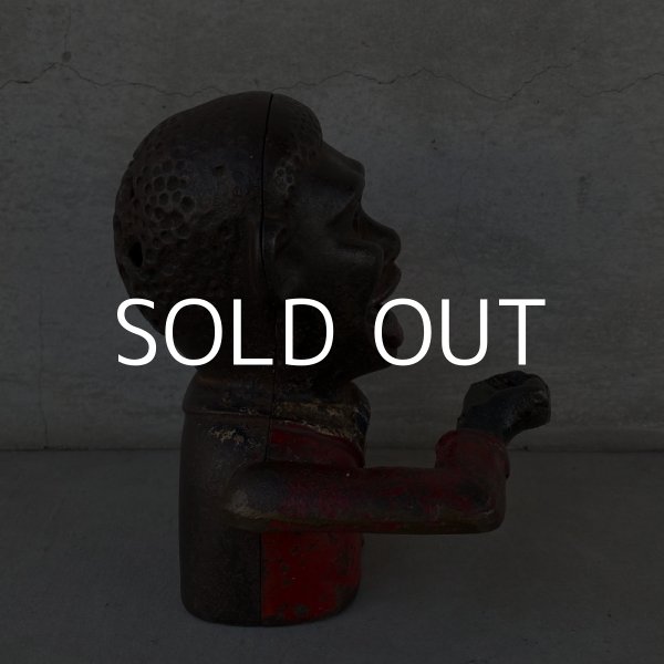 画像3: VINTAGE ANTIQUE JOLLY BANK ヴィンテージ アンティーク ジョリーバンク メカニカルバンク 貯金箱 アメリカ / 鋳物 キャストアイアン コレクタブル (3)