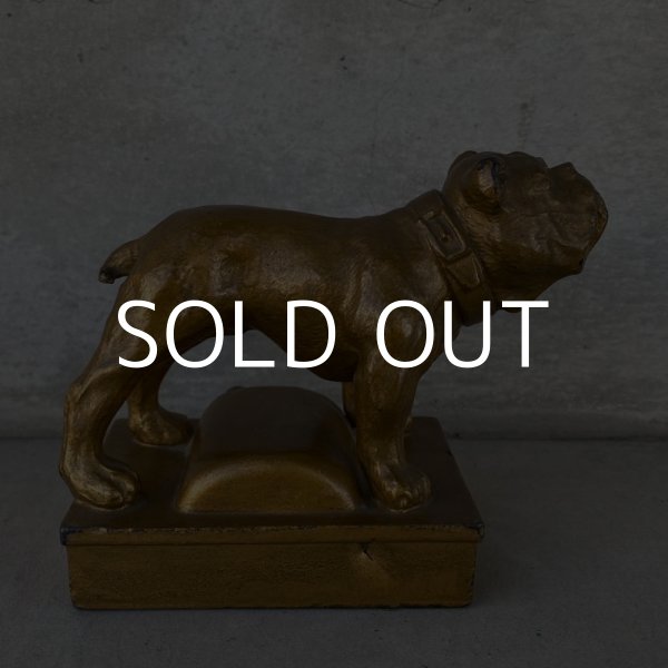 画像4: VINTAGE BULLDOG ELECTRIC OBJET ヴィンテージ ブルドッグ エレクトリック ペーパーウエイト オブジェ / アメリカ 鋳物 企業物 販促 ノベルティー (4)