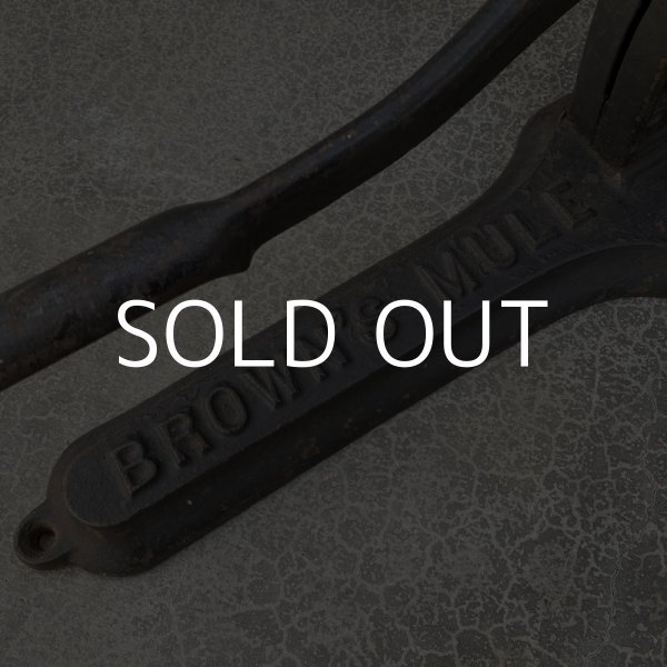 画像6: VINTAGE BROWN'S MULE ヴィンテージ シガーカッター 葉巻カッター アメリカ / オブジェ 喫煙具 鋳物 (6)