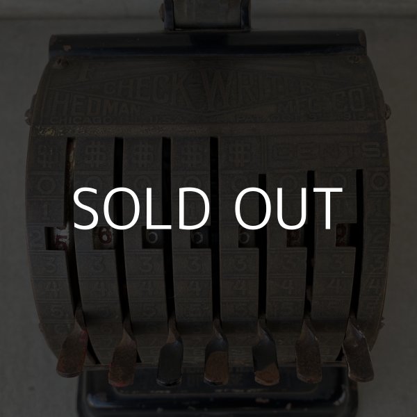 画像7: VINTAGE HEDMAN MFG.CO CHECK WRITER ヴィンテージ チェックライター シカゴ (7)