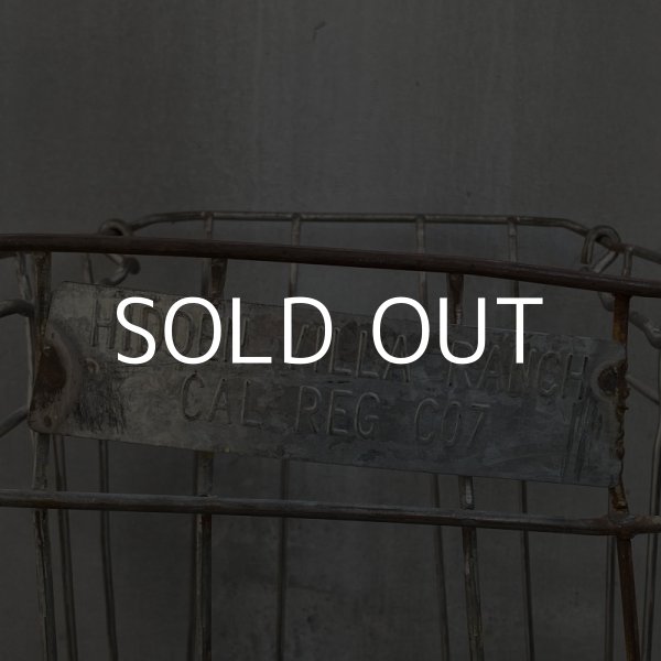 画像6: VINTAGE ヴィンテージ ワイヤーバスケット アイアン / アメリカ インダストリアル ガレージ 収納 什器 (4) (6)