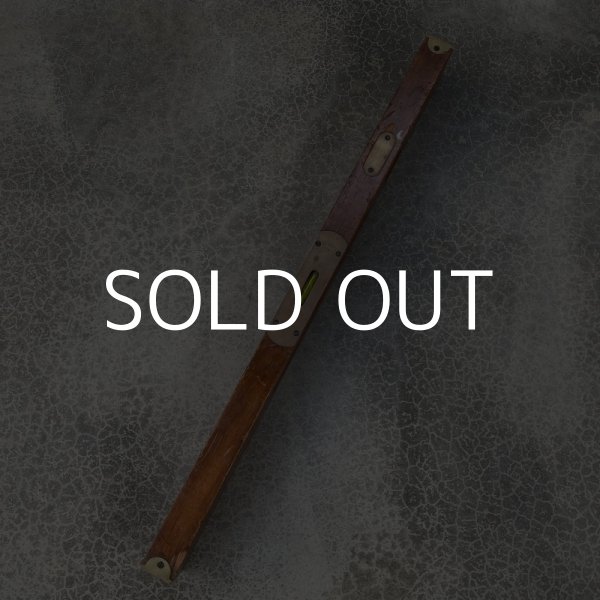 画像4: ヴィンテージ 木製 KEEN KUTTER 水平器 / アメリカ 大工 道具 工具 ガレージ ディスプレイ (4)