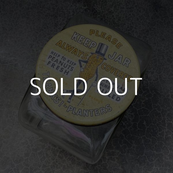 画像7: VINTAGE PLANTERS社 MR.PEANUT JAR ヴィンテージ ミスターピーナッツ ジャー 瓶 / アメリカ コレクタブル オブジェ (7)