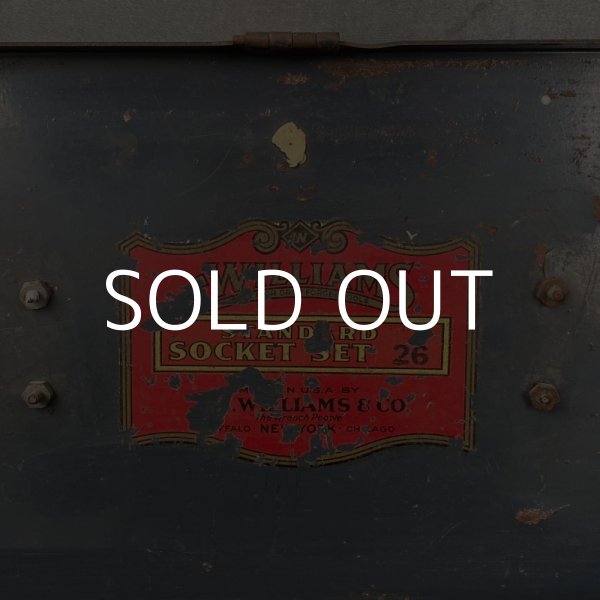 画像8: VINTAGE WILLIAMS TOOL BOX ヴィンテージ ウィリアムス ツールボックス / アメリカ 工具箱 ガレージ (8)