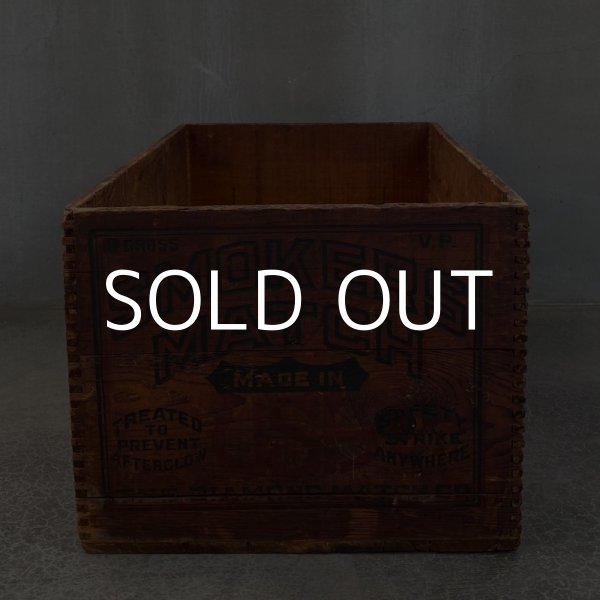 画像3: VINTAGE DIAMOND MATCH CO ヴィンテージ ウッドボックス 木箱 / アメリカ ディスプレイ 収納 箱 什器 (3)