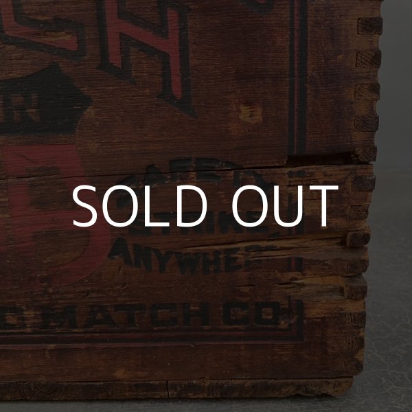 画像8: VINTAGE DIAMOND MATCH CO ヴィンテージ ウッドボックス 木箱 / アメリカ ディスプレイ 収納 箱 什器 (8)