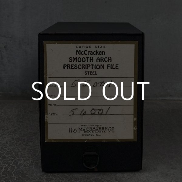 画像2: VINTAGE DRUGPAK ヴィンテージ メディカルキャビネット ファイルケース / 薬局 医療用 インテリア (2)