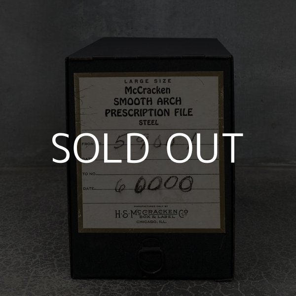 画像2: VINTAGE DRUGPAK ヴィンテージ メディカルキャビネット ファイルケース / 薬局 医療用 インテリア (2)