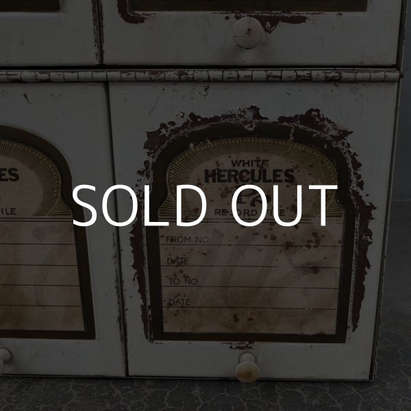 画像7: VINTAGE HERCULES RX RECORD FILE ヴィンテージ ヘラクレス メディカルキャビネット / アメリカ ファイルケース 什器  (7)