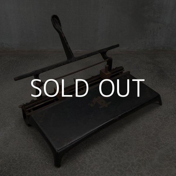 画像9: VINTAGE STANDARD PUNCH ヴィンテージ アイアン 穴あけパンチ / US INDUSTRIAL STATIONERY アメリカ アイアン 工業用 文房具 (9)