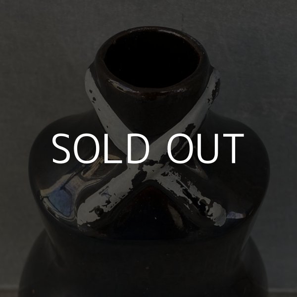 画像6: VINTAGE SKULL POISON BOTTLE ヴィンテージ スカル ポイズンボトル デカンタ 陶器 / コレクタブル ドクロ 骸骨 輸出用 BAR JAPAN (6)